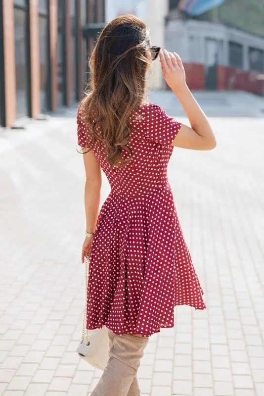 Dots V Neck Sexy Short Sleeved Mini Spring Summer Clothes Dress For Women'S Vetement Femme 2021 Sukienka Sundress Vintage Casual
Dots V Neck Sexy Short Sleeved Mini Spring Summer Clothes Dress For Women'S Vetement Femme 2021 Sukienka Sundress Vintage Casual