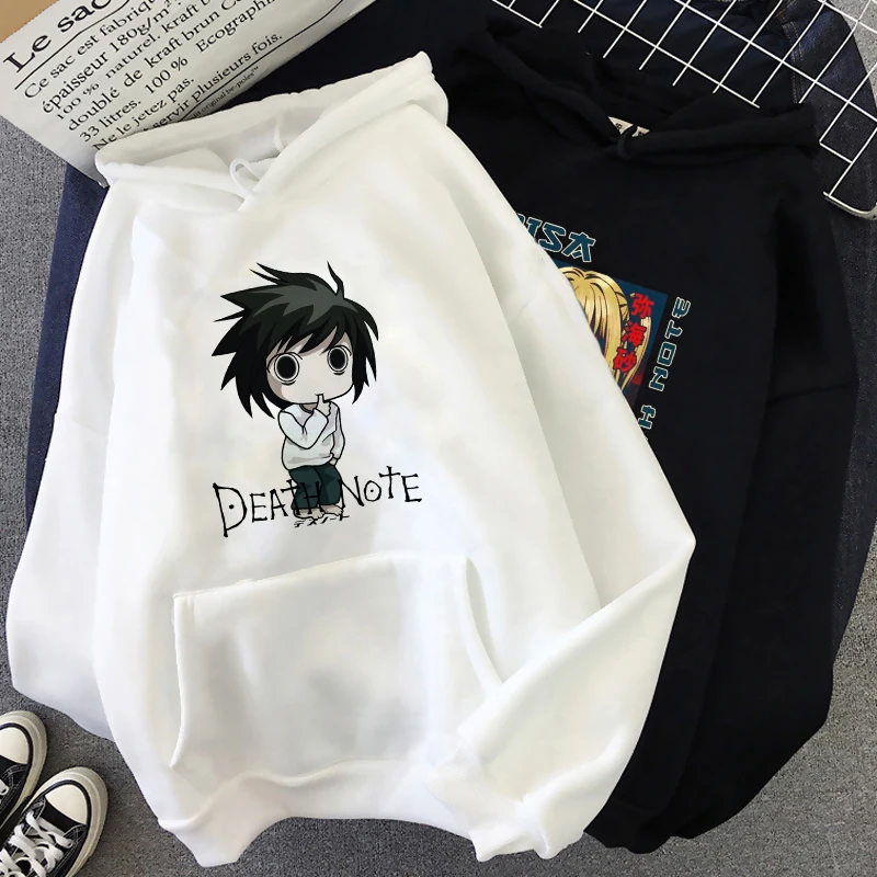 Japanese Anime Death Note Hoodies Men Kawaii Winter Hoody Y2K Aesthetic Misa Graphic Streetwear Cool Manga 90s Sweatshirts Male
Japanese Anime Death Note Hoodies Men Kawaii Winter Hoody Y2K Aesthetic Misa Graphic Streetwear Cool Manga 90s Sweatshirts Male