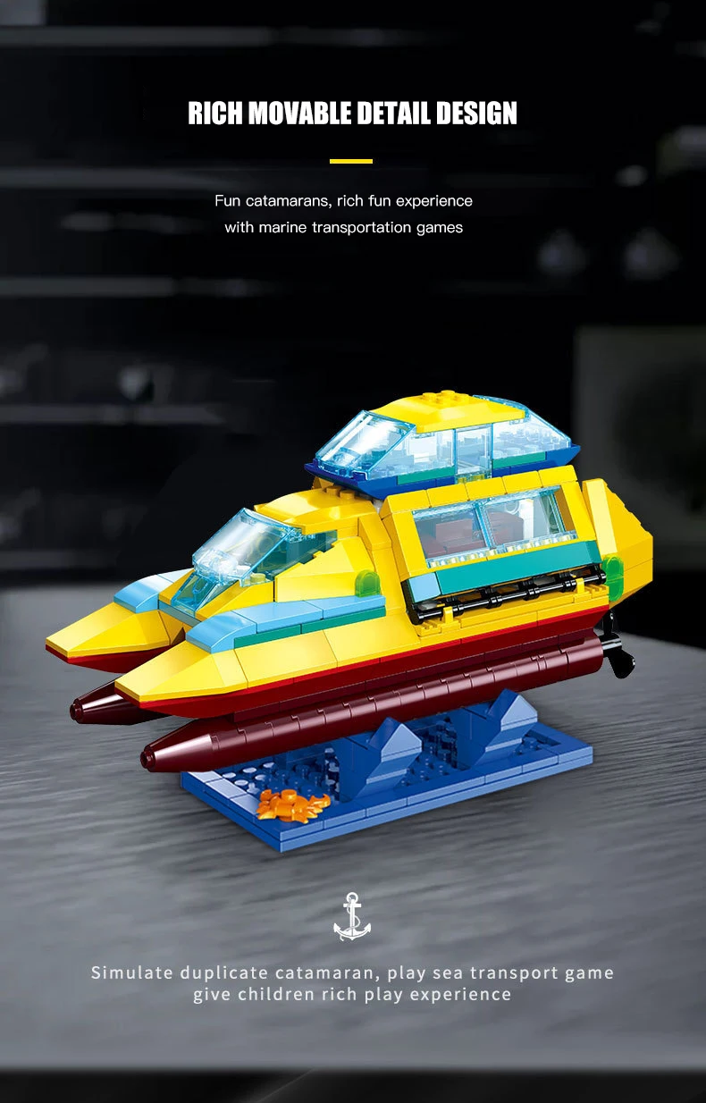 DIY 2021 Ship Marine Vessel Simulation Yacht Research Ship Model High-tech Building Blocks Bricks Assembly Educational Toys Gift
DIY 2021 Ship Marine Vessel Simulation Yacht Research Ship Model High-tech Building Blocks Bricks Assembly Educational Toys Gift