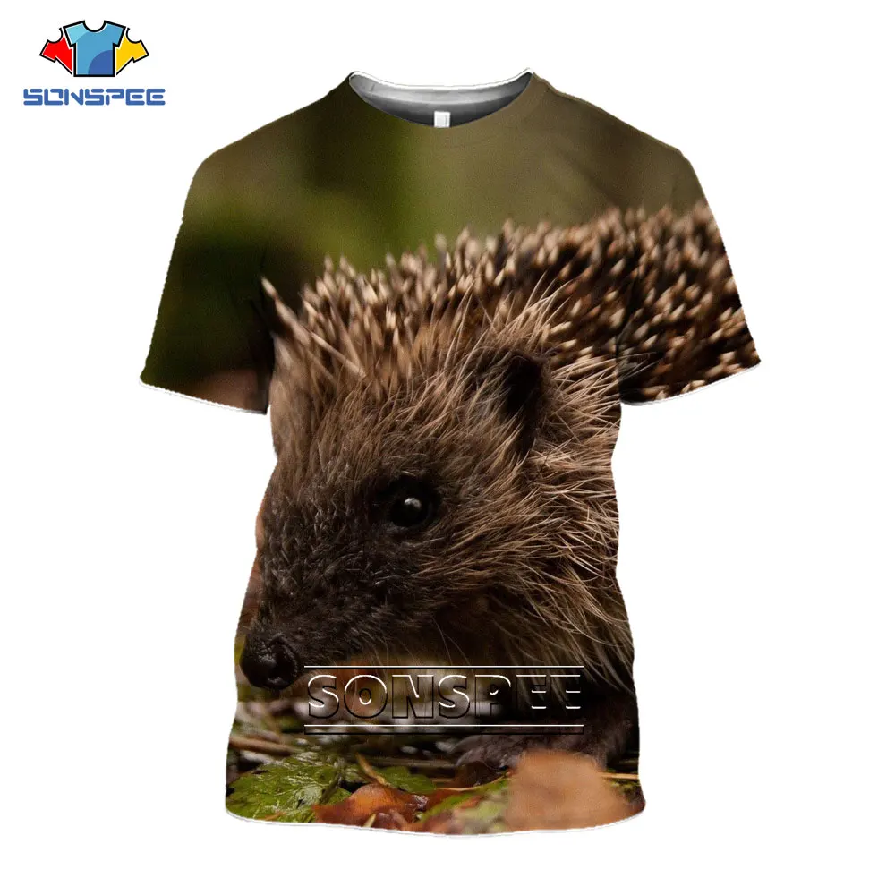 SONSPEE Hedgehog Animal Casual Men Women Clothes 3D Print Hip Hop Cool Streetwear Tops Fashion Round Neck Plus Size T Shirts
SONSPEE Hedgehog Animal Casual Men Women Clothes 3D Print Hip Hop Cool Streetwear Tops Fashion Round Neck Plus Size T Shirts
