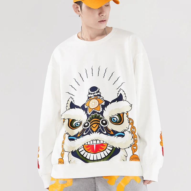 Men Chinese Style Oriental Fashion Print Casual Sweater Tops Harajuku Streetwear Hip Hop Retro Tee Sweatshirts Japanese Clothing
Men Chinese Style Oriental Fashion Print Casual Sweater Tops Harajuku Streetwear Hip Hop Retro Tee Sweatshirts Japanese Clothing