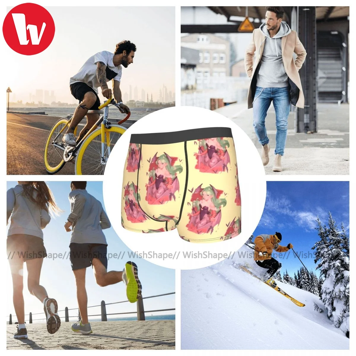 Darkstalkers Underwear Sublimation Trenky Polyester Trunk Print Breathable Males Boxer Brief
Darkstalkers Underwear Sublimation Trenky Polyester Trunk Print Breathable Males Boxer Brief