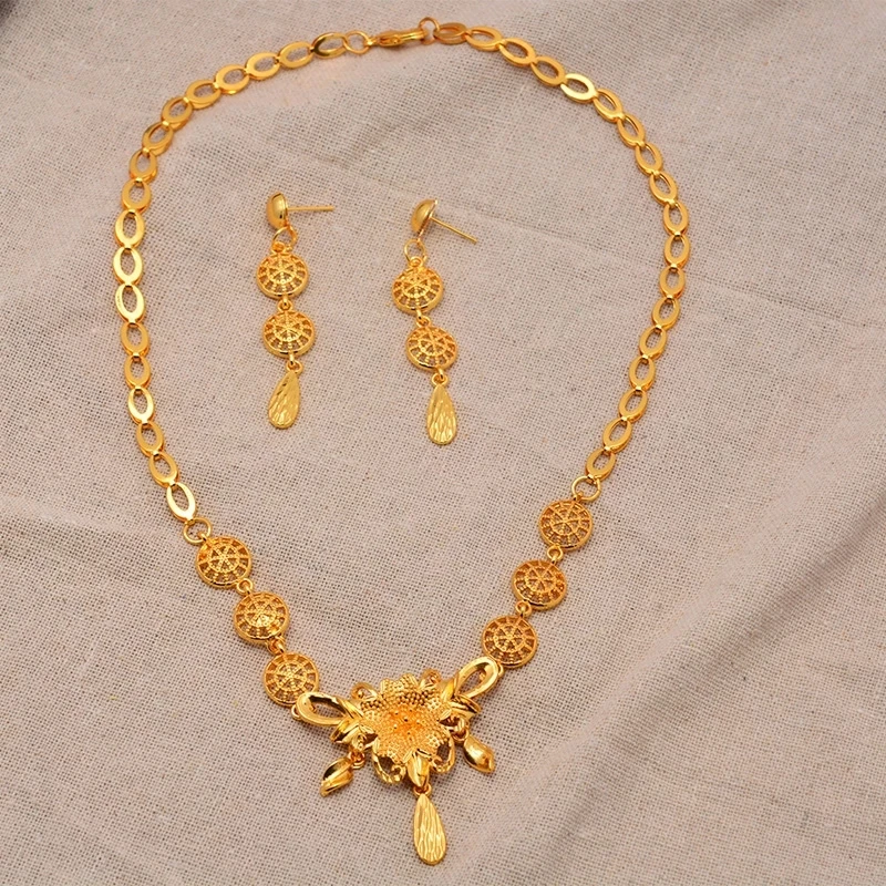 WANDO gold color necklace Earings Pendant Vintage Turkish Women African Beads Jewelry Set Dubai Wedding Jewelry Sets
WANDO gold color necklace Earings Pendant Vintage Turkish Women African Beads Jewelry Set Dubai Wedding Jewelry Sets