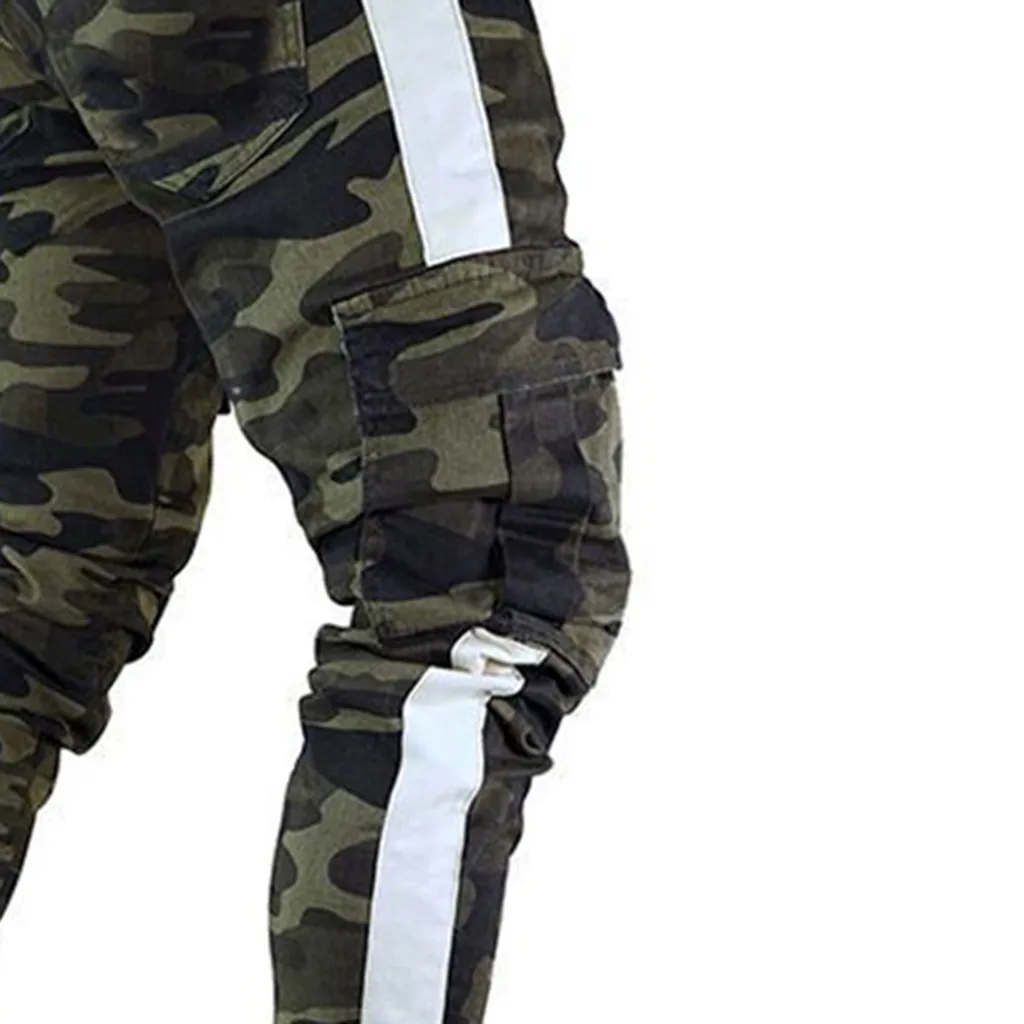 2019 Men's Skinny Stretch Camouflage Jeans Pleated Pleated Freyed Slim Jeans Pants 8.20
2019 Men's Skinny Stretch Camouflage Jeans Pleated Pleated Freyed Slim Jeans Pants 8.20