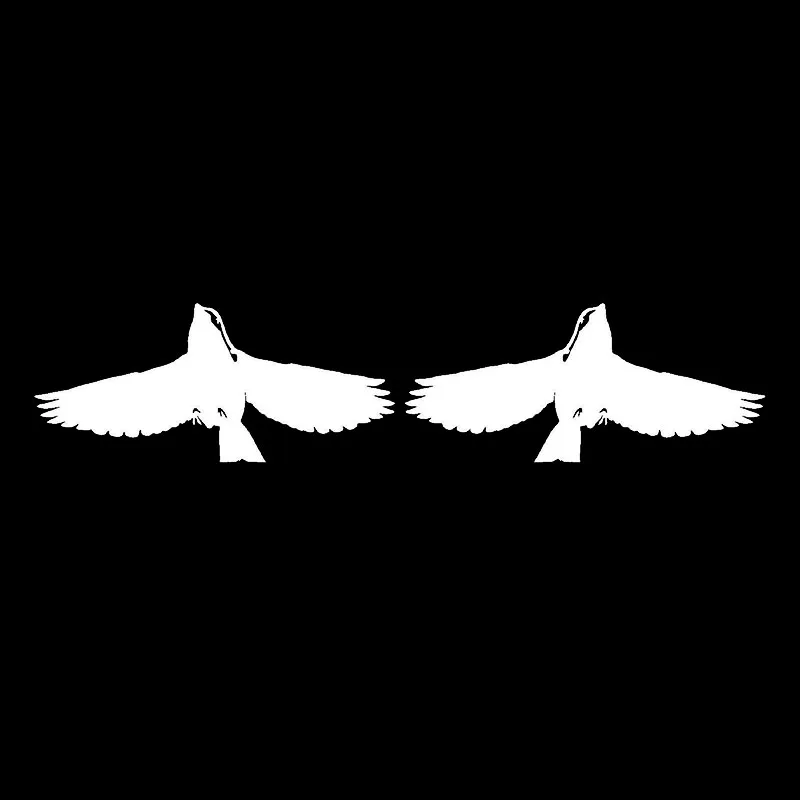 Flying Bird Left and Right Decals High Quality Car Window Decoration Personality Pvc Waterproof Decals Black/white, 15cm*7cm 
Flying Bird Left and Right Decals High Quality Car Window Decoration Personality Pvc Waterproof Decals Black/white, 15cm*7cm