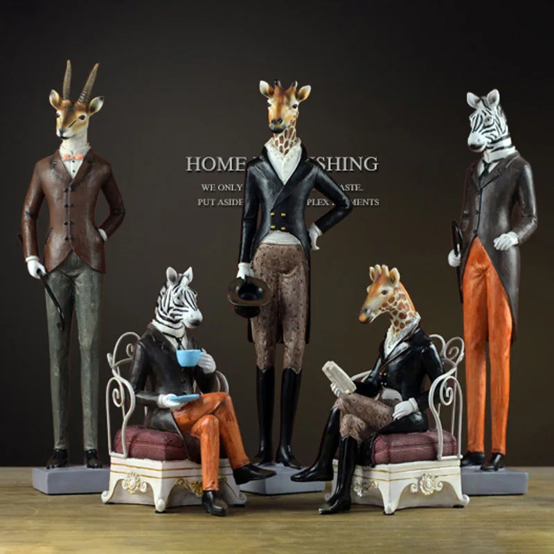 Abstract Gentleman Animal Sculpture & Statue Home Decoration Figurines Office Decor Crafts Resin Mascot Fengshui Business Gifts
Abstract Gentleman Animal Sculpture & Statue Home Decoration Figurines Office Decor Crafts Resin Mascot Fengshui Business Gifts