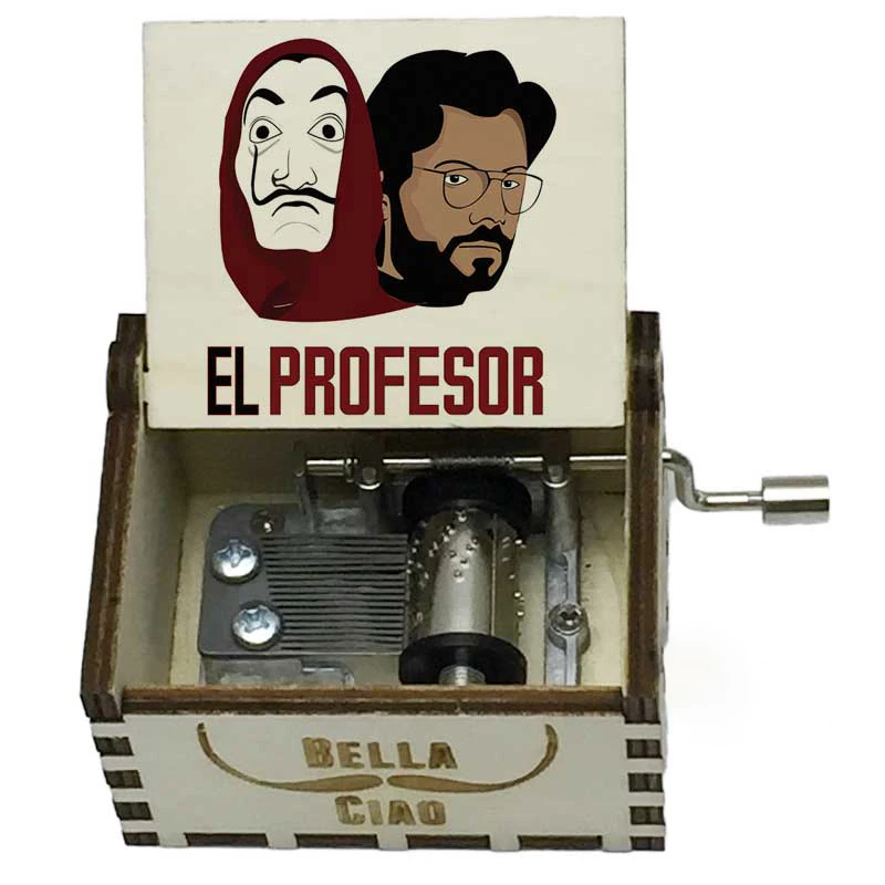 Money Heist The House Of Paper Music Box La Casa De Papel Bella Ciao Music Box Gift Hand Wood Dropship Large Stock
Money Heist The House Of Paper Music Box La Casa De Papel Bella Ciao Music Box Gift Hand Wood Dropship Large Stock
