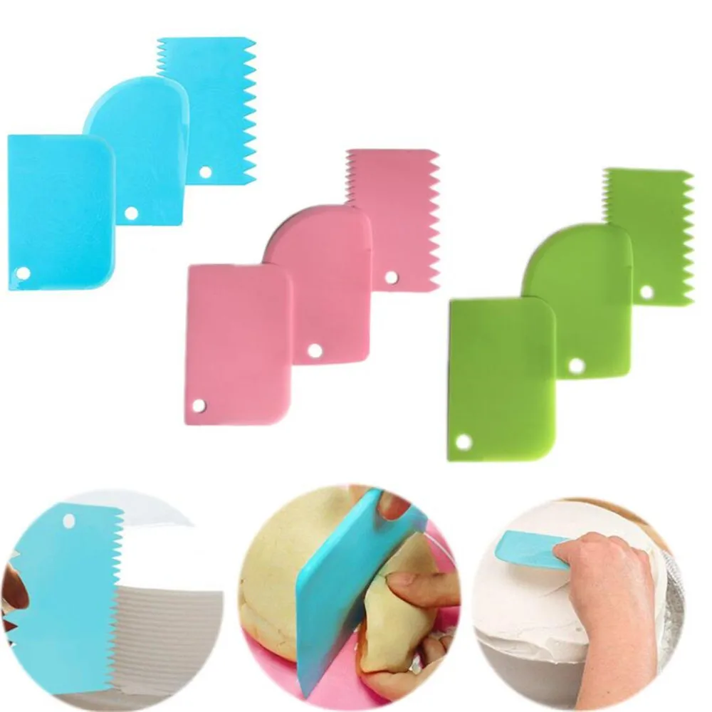 3PCS/Lot Dough Cake Cutter Slicer Spatula for Cake Cream Scraper Pasty Cutters Scraper Irregular Teeth Edge DIY Smoother
3PCS/Lot Dough Cake Cutter Slicer Spatula for Cake Cream Scraper Pasty Cutters Scraper Irregular Teeth Edge DIY Smoother
