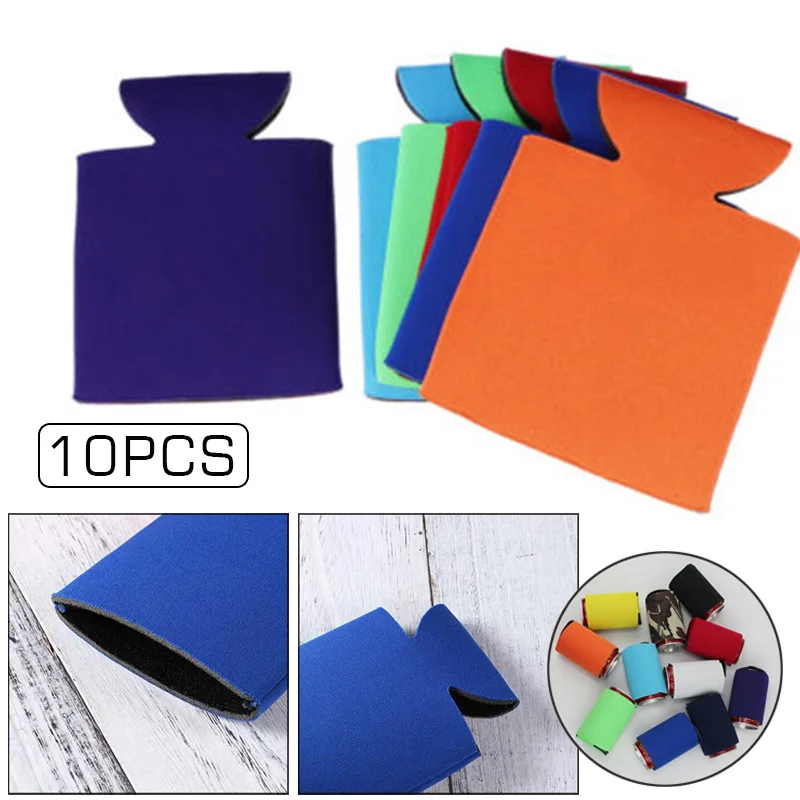 10pcs Beverage Beer Cola Cans Cup Sleeve Neoprene Material Party Decor Can Cup Holder Fit Kitchen Tools Summer Essentials
10pcs Beverage Beer Cola Cans Cup Sleeve Neoprene Material Party Decor Can Cup Holder Fit Kitchen Tools Summer Essentials