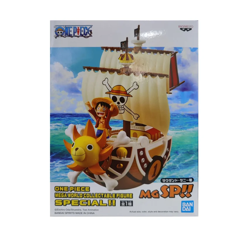 19CM Original Bandai Anime One Piece MEGA WCF Thousand Suns Sonny Luffy One Piece Ship Scenery Model Birthday Gift
19CM Original Bandai Anime One Piece MEGA WCF Thousand Suns Sonny Luffy One Piece Ship Scenery Model Birthday Gift