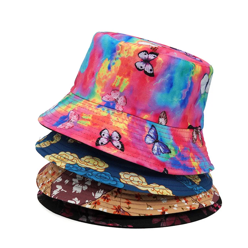 New Casual Bucket Hat Tie-Dye Fishermen Hat Women Men Hip-Hop Street Reversible Sun Protection Hat Panama Bob Cap
New Casual Bucket Hat Tie-Dye Fishermen Hat Women Men Hip-Hop Street Reversible Sun Protection Hat Panama Bob Cap