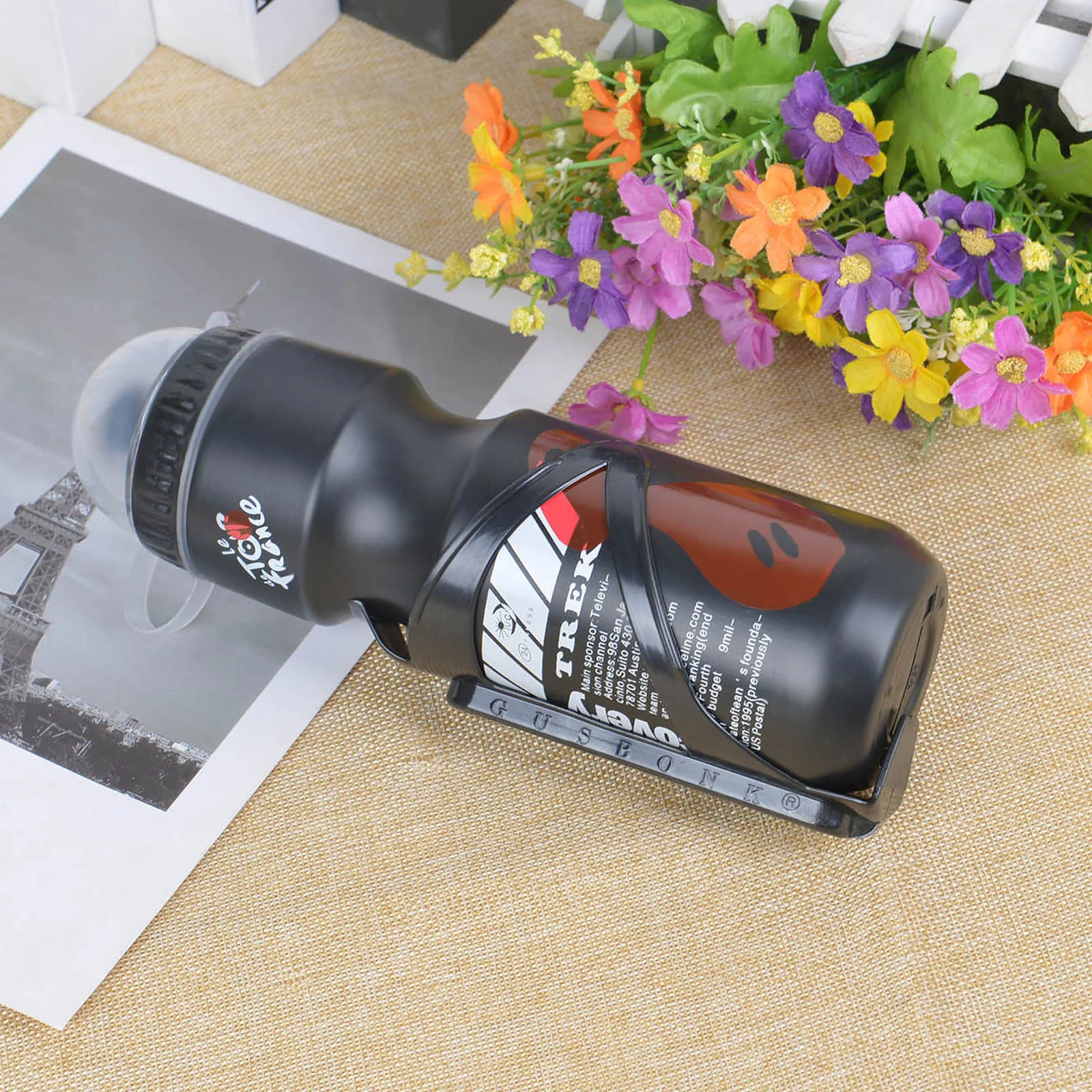 750ML Mountain Bike Bicycle Cycling Water Drink Bottle+Holder Cage Outdoor Sports Plastic Portable Kettle Water Bottle Drinkware
750ML Mountain Bike Bicycle Cycling Water Drink Bottle+Holder Cage Outdoor Sports Plastic Portable Kettle Water Bottle Drinkware