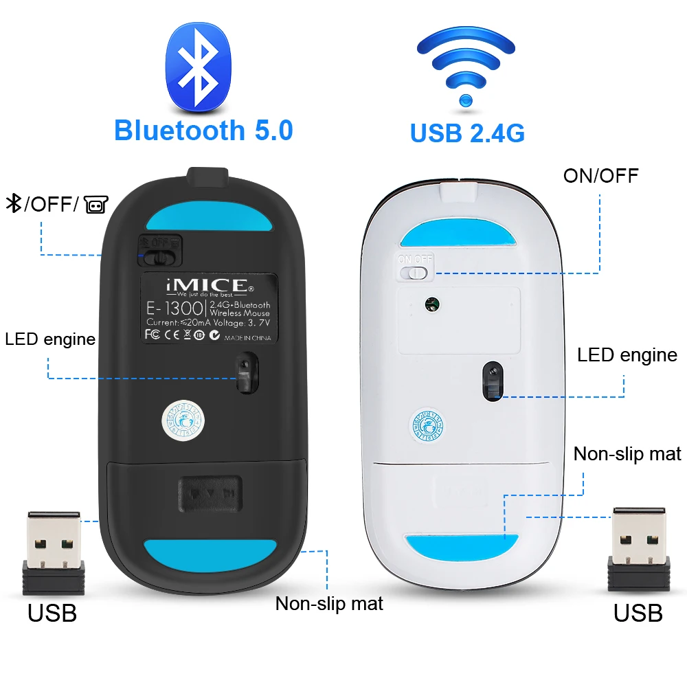 Mouse Wireless Mouse Computer Mouse Bluetooth 5.1 USB 2.4 Rechargeable Mause Silent Mause for Laptop RGB Ergonomic Mice Wireless
Mouse Wireless Mouse Computer Mouse Bluetooth 5.1 USB 2.4 Rechargeable Mause Silent Mause for Laptop RGB Ergonomic Mice Wireless