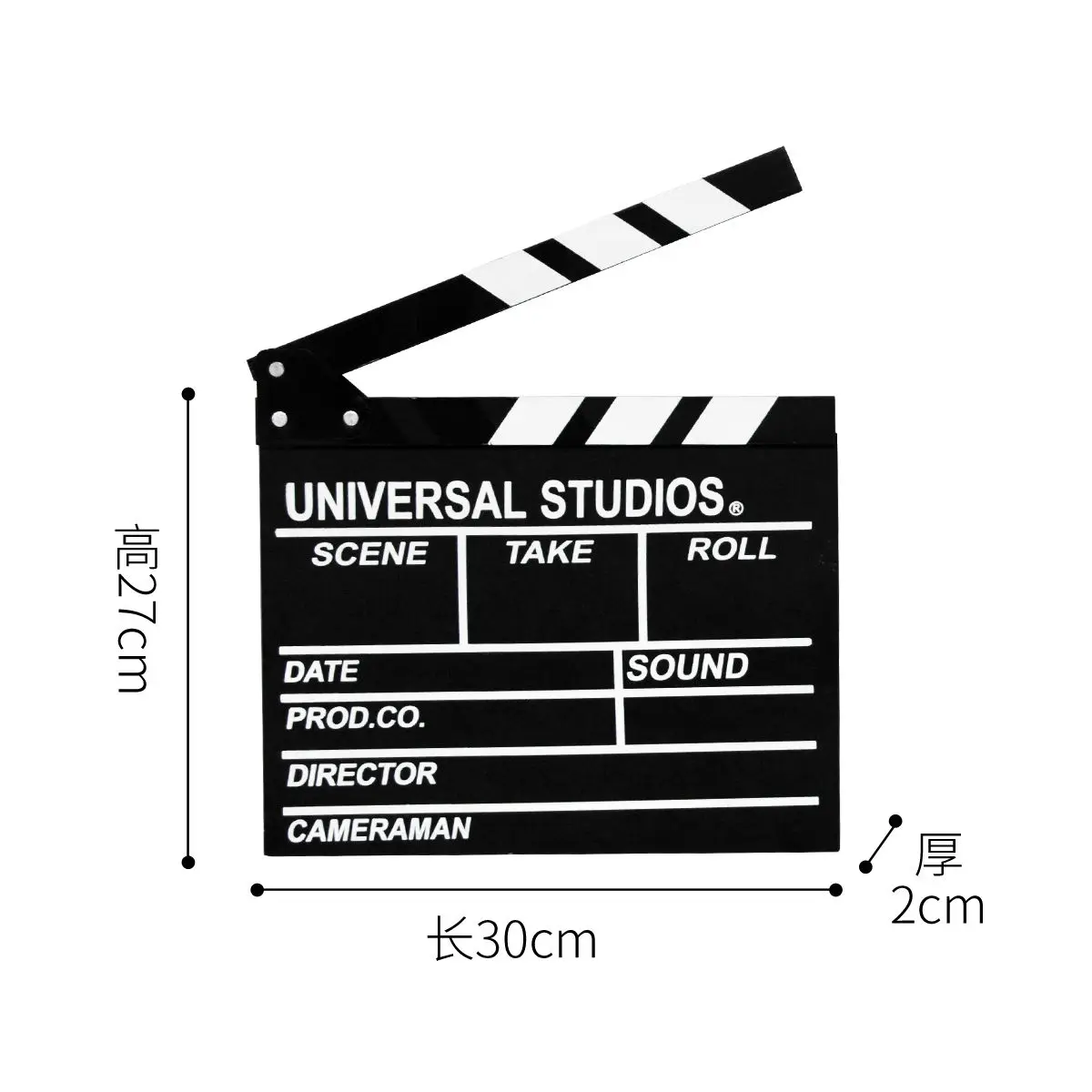 Simple Wooden Movie Theater Clapper Board Director Board Hitting Board Window Decoration Photo Studio Photography Photo Props
Simple Wooden Movie Theater Clapper Board Director Board Hitting Board Window Decoration Photo Studio Photography Photo Props