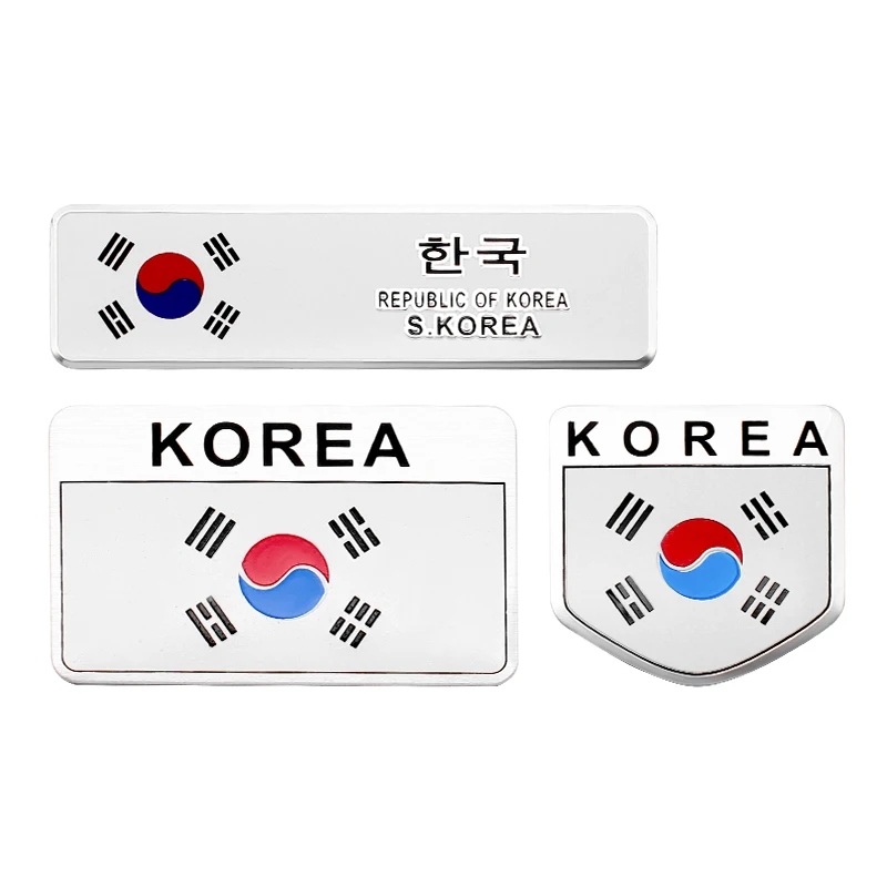 Aluminum 3D Korea Flag Car Styling Sticker Emblem Badge Decal For Kia Rio Hyundai Ssangyong Honda Daewoo Auto Accessories
Aluminum 3D Korea Flag Car Styling Sticker Emblem Badge Decal For Kia Rio Hyundai Ssangyong Honda Daewoo Auto Accessories
