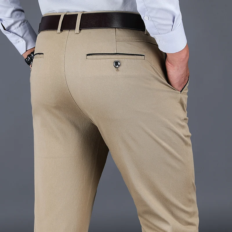 4 цвета 98% хлопок повседневные брюки для мужчин 2020 Новый классический стиль