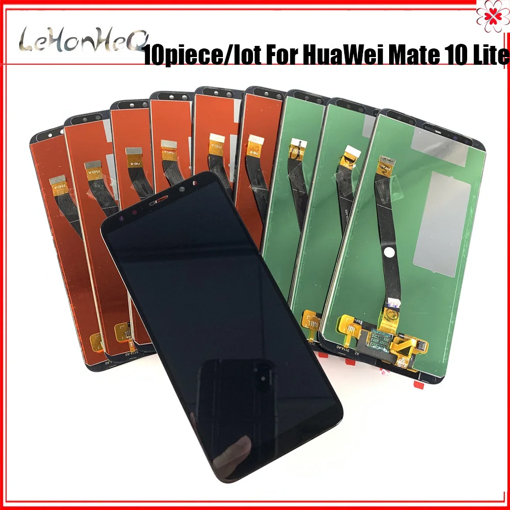 

10 Piece/lot 5.9'' LCD For Huawei Mate 10 Lite Nova 2i RNE-L21 Display Touch Screen Digitizer Assembly Repair Parts