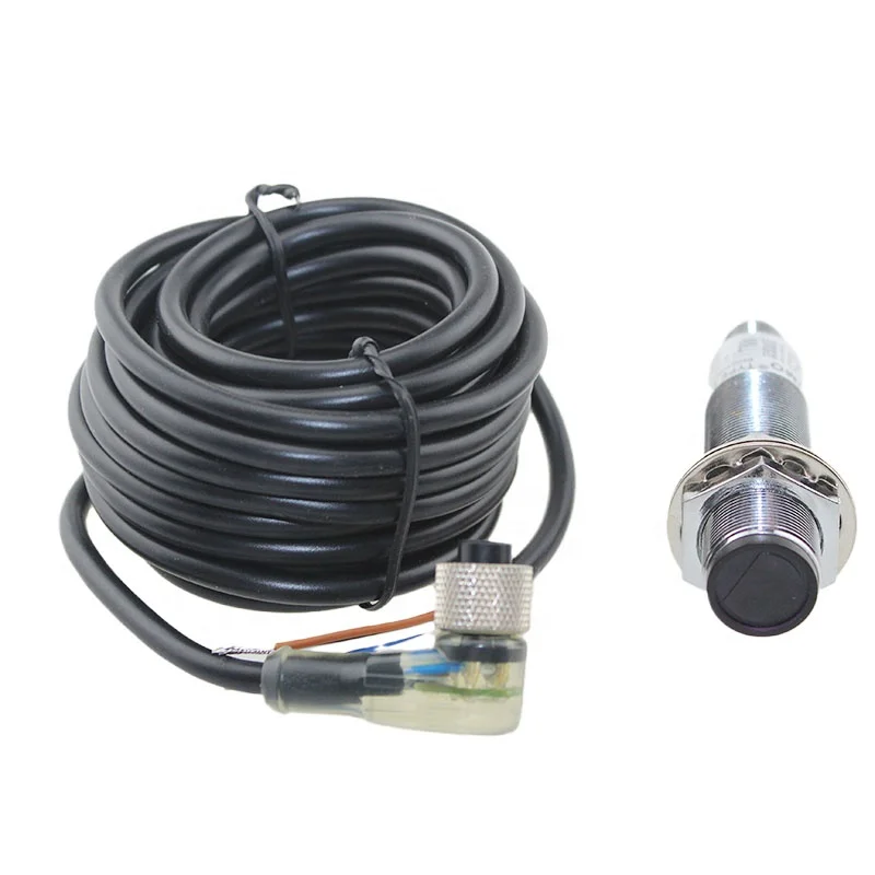 USYUMO E18-3A10NCT 10cm housing adjustable diffuse type NPN NO+NC proximity switch sensor with L connector
USYUMO E18-3A10NCT 10cm housing adjustable diffuse type NPN NO+NC proximity switch sensor with L connector
