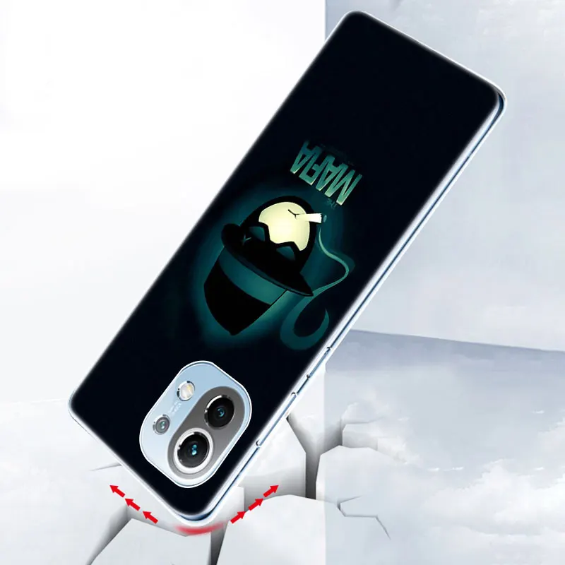 Силиконовый чехол с надписью Русский мафия для Xiaomi Mi POCO X3 GT NFC M3 F3 9T 10T Pro 11i 11T 9 9SE A1 A2