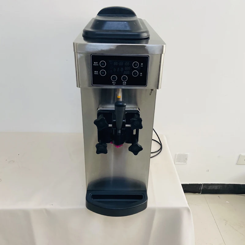 12-16L/H Commercial Soft Ice Cream Machine In Stainless Steel LED Sweet Ice Cream Cone Auto ice cream machine
12-16L/H Commercial Soft Ice Cream Machine In Stainless Steel LED Sweet Ice Cream Cone Auto ice cream machine