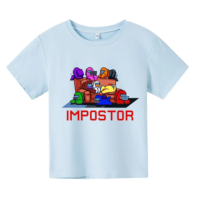 Children's T-shirt for girls Clothing for boys kids clothes Cotton short sleeve 2021 fashion Oversized t-shirt summer Among Us
Children's T-shirt for girls Clothing for boys kids clothes Cotton short sleeve 2021 fashion Oversized t-shirt summer Among Us