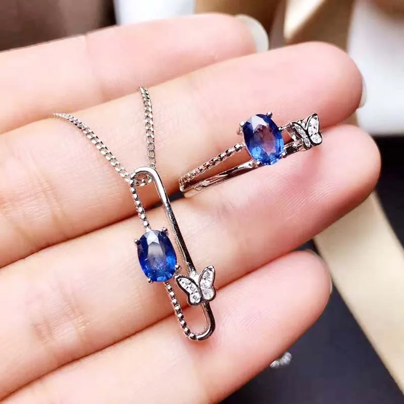 FS Natural Sapphire/Ruby S925 Sterling Silver Fashion Butterfly Ring Pendant Necklace Fine Wedding Jewelry for Women MeiBaPJ
FS Natural Sapphire/Ruby S925 Sterling Silver Fashion Butterfly Ring Pendant Necklace Fine Wedding Jewelry for Women MeiBaPJ