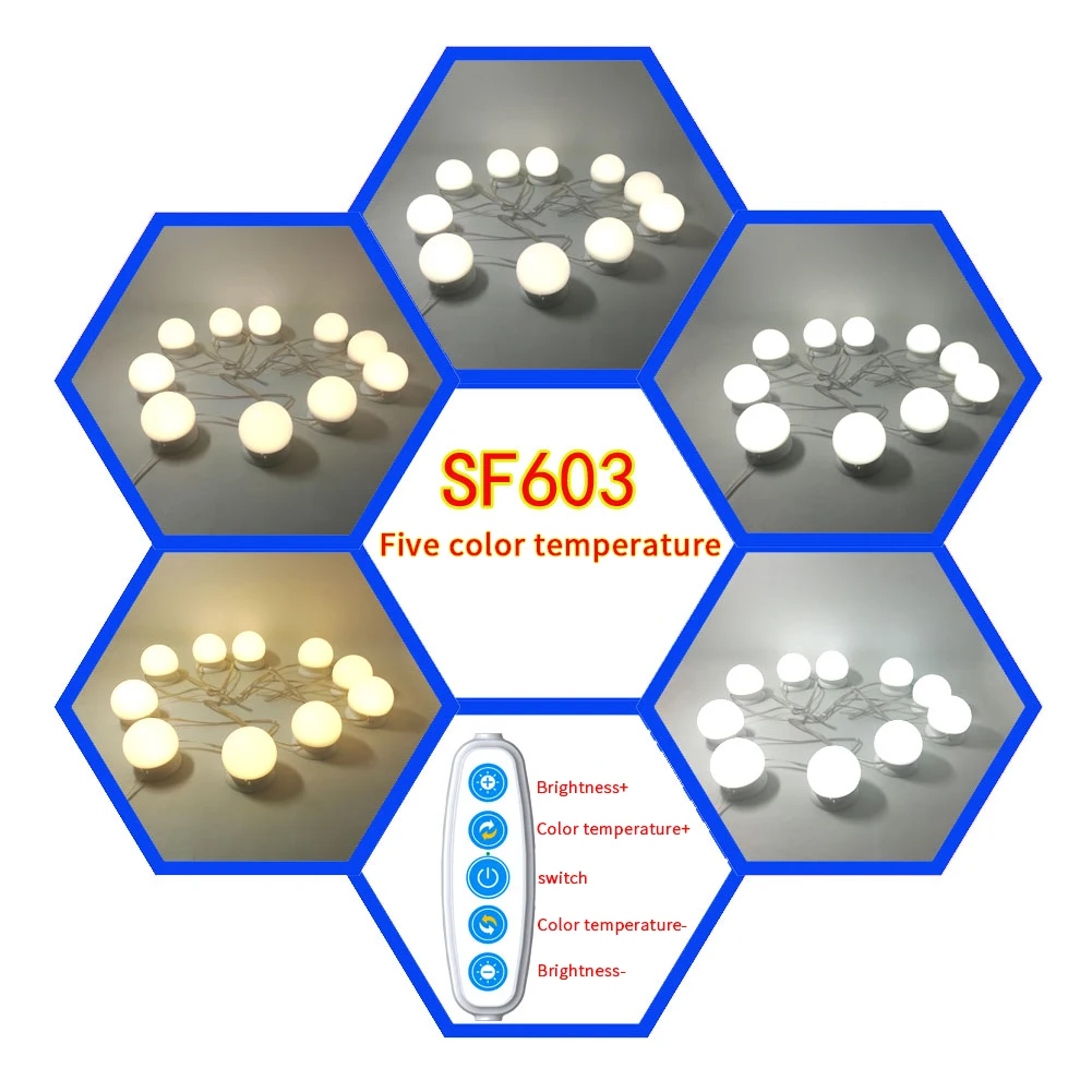 Plug In Bathroom Dimmable Makeup Bulb Hollywood Style Decoration Bedroom Dressing Table Home LED Vanity Mirror Lights ABS DIY
Plug In Bathroom Dimmable Makeup Bulb Hollywood Style Decoration Bedroom Dressing Table Home LED Vanity Mirror Lights ABS DIY
