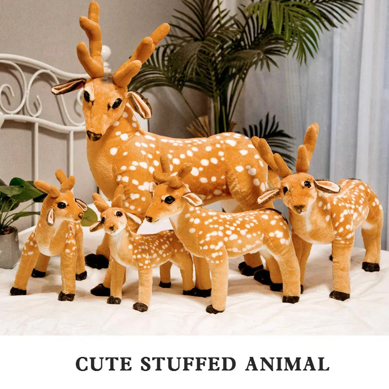 Имитация Оленя Игрушки мягкие плюшевые животные Сика олень Рождественское украшение кавайный подарок ролевые игрушки для детей
Имитация Оленя Игрушки мягкие плюшевые животные Сика олень Рождественское украшение кавайный подарок ролевые игрушки для детей