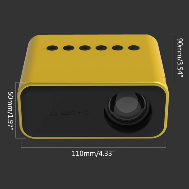 320x240 Mini Projector Portable LCD Projector 24W 1920x1080 Display Support Compatible with Smartphone AV TF SD
320x240 Mini Projector Portable LCD Projector 24W 1920x1080 Display Support Compatible with Smartphone AV TF SD