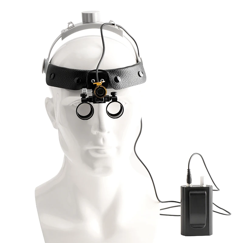 Dental 2.5X Binocular Loupes Magnifying Glasses + 3W LED Headlight Lamp with Filter
Dental 2.5X Binocular Loupes Magnifying Glasses + 3W LED Headlight Lamp with Filter