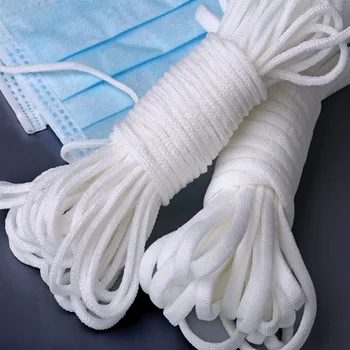 

Wholesale 1kg 3mm white spandex/nylon mask elastic rope, about 800meters/kg,free shipping via DHL
