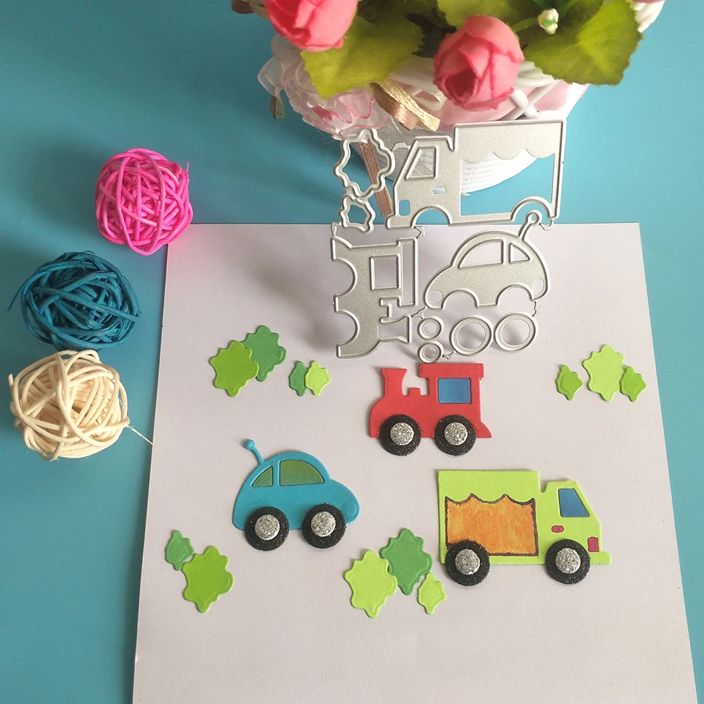 New 3 cars cutting dies DIY scrapbook, embossed card making, photo album decoration, handmade craft
New 3 cars cutting dies DIY scrapbook, embossed card making, photo album decoration, handmade craft