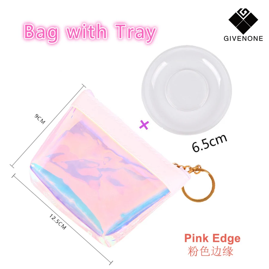 

Wholesale Eyelash Packaging Laser Bags 25mm Mink Eyelashes Package In Bulk Colorful Lash Packages With Tray Jelly Coin Purse