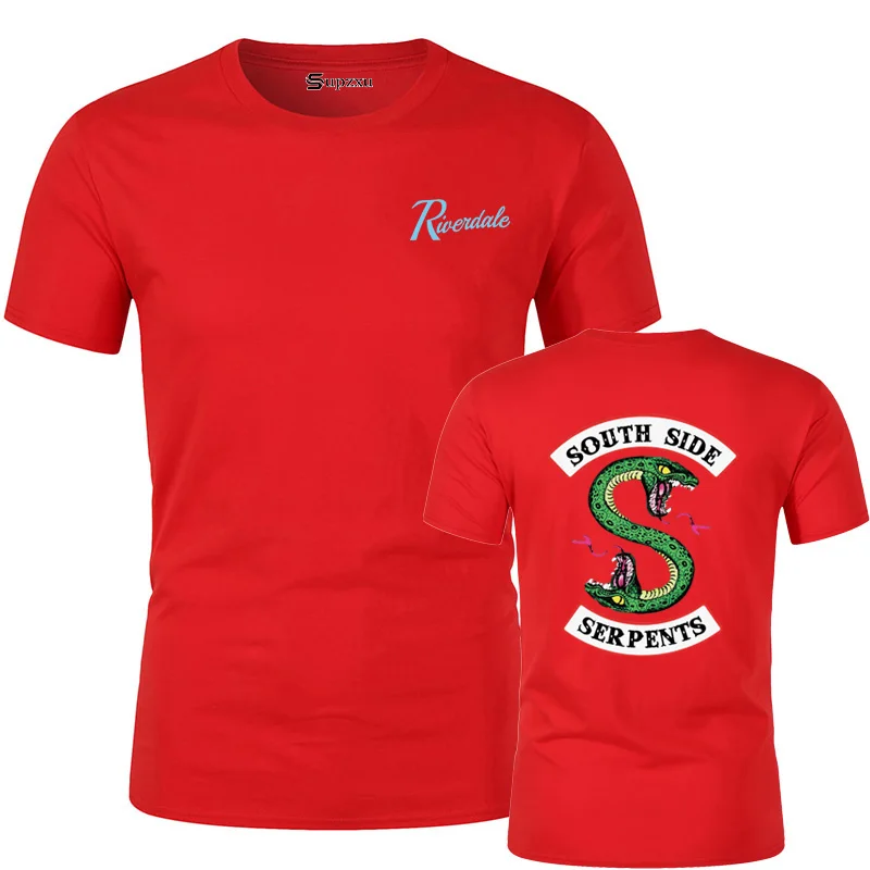 South Side snake-shaped round neck casual, stylish snake-print Riverdale short sleeves, men, women, streetwear summer
South Side snake-shaped round neck casual, stylish snake-print Riverdale short sleeves, men, women, streetwear summer