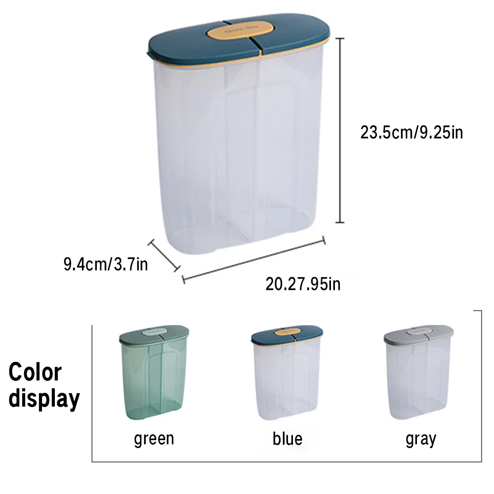 2.5L Kitchen Storage Tank Sealed Tank Storage Box Compartment Transparent Box Plastic Food Storage Box
2.5L Kitchen Storage Tank Sealed Tank Storage Box Compartment Transparent Box Plastic Food Storage Box