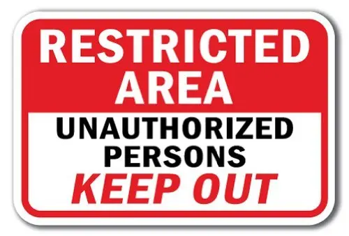 Wall Art Sign 12x16 Restricted Area Unauthorized Persons Keep Out Sign Caution Sign Notice Tin Metal Sign
Wall Art Sign 12x16 Restricted Area Unauthorized Persons Keep Out Sign Caution Sign Notice Tin Metal Sign
