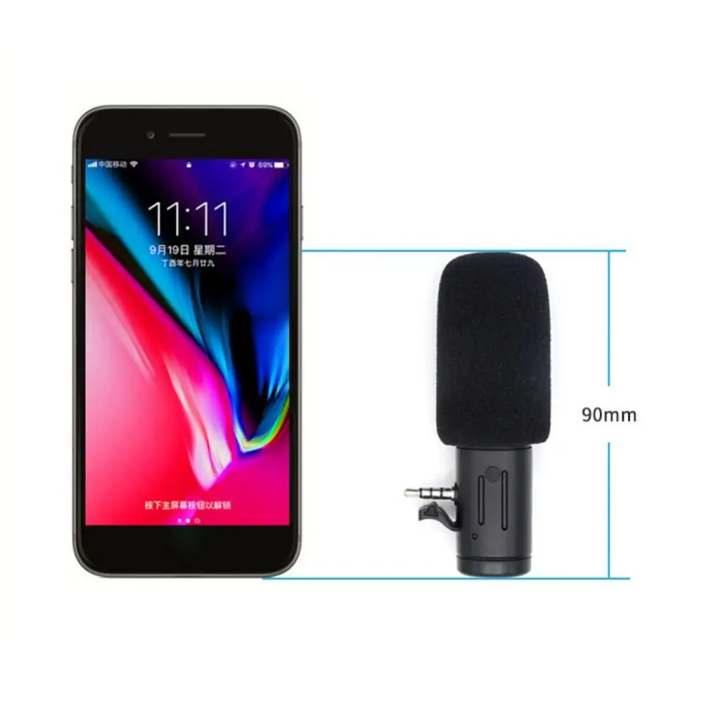 Portable Mini Cell Phone Camera Condenser Microphone Video Audio Recording Mic
Portable Mini Cell Phone Camera Condenser Microphone Video Audio Recording Mic