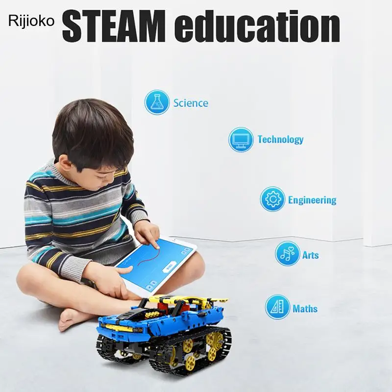 City Off-road RC Racing Car Electric Building Blocks Creator Technical APP Remote Control Tank military Bricks Toys For Children
City Off-road RC Racing Car Electric Building Blocks Creator Technical APP Remote Control Tank military Bricks Toys For Children