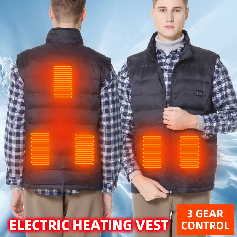 Hot 5 heating vest winter men's USB heating warm clothing electric cotton warm down vest heating down jacket ladies fishing
Hot 5 heating vest winter men's USB heating warm clothing electric cotton warm down vest heating down jacket ladies fishing