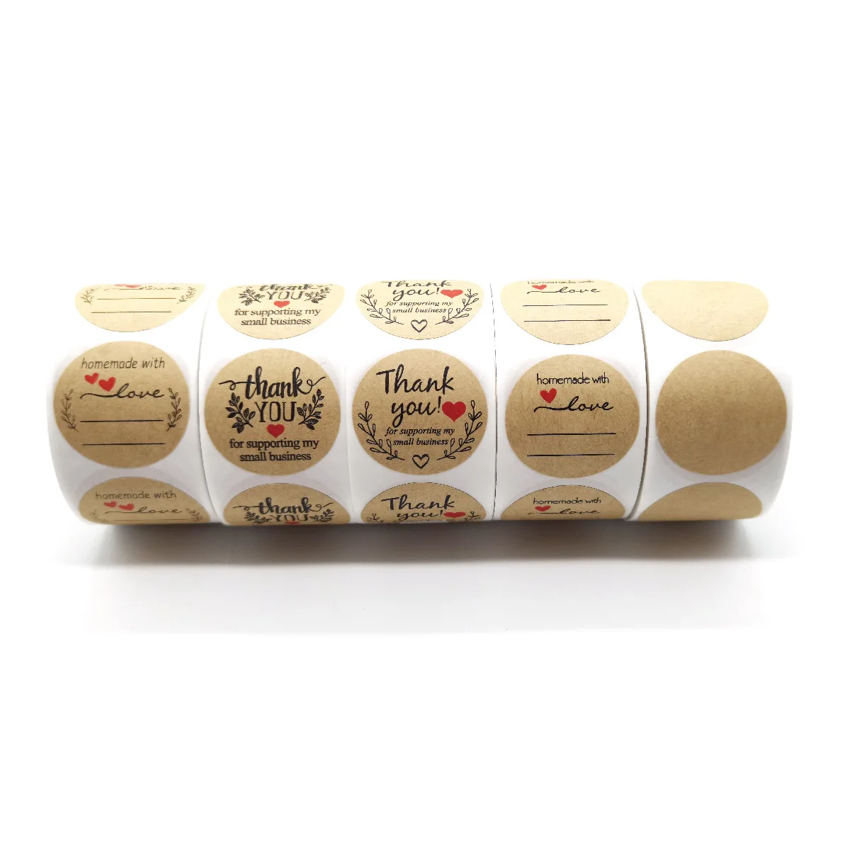 1.5 Inch Kraft Paper Roll Love Handmade Thank You Label Seal Sticker 500 Rolls Seasoning Bottle Sticker Solid Color Pattern
1.5 Inch Kraft Paper Roll Love Handmade Thank You Label Seal Sticker 500 Rolls Seasoning Bottle Sticker Solid Color Pattern