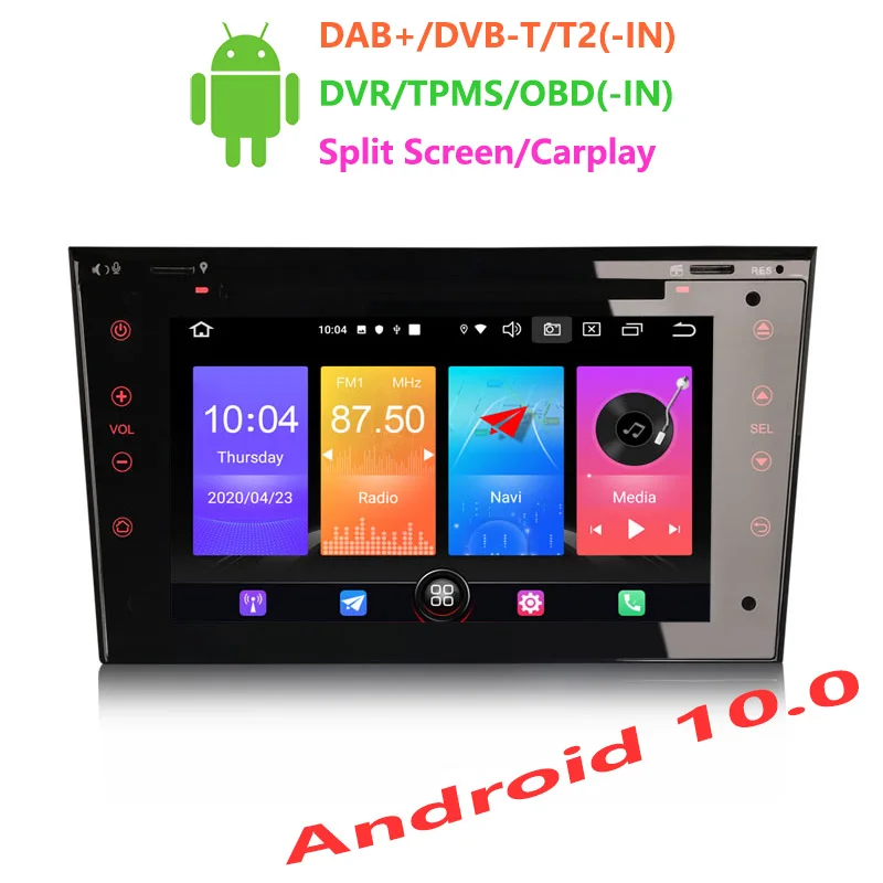 Erisin ES2773P 7-дюймовый Android 10 0 автомобильный DVD OBD DAB + DVR USB CarPlay для Opel Corsa Vauxhall C/D Antara Zafira