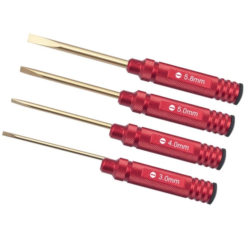 RJX 3.0/4.0/5.0/5.8mm Slot Flat Head Screwdriver Reparing Tools For RC Models Car Boat Airplane FPV Drone
RJX 3.0/4.0/5.0/5.8mm Slot Flat Head Screwdriver Reparing Tools For RC Models Car Boat Airplane FPV Drone
