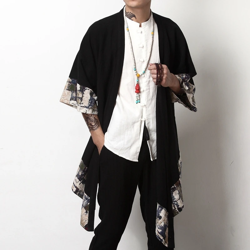 Men's kimono Japanese yukata men male vintage clothing linen Japanese kimono man shirt streetwear haori cosplay jacket
Men's kimono Japanese yukata men male vintage clothing linen Japanese kimono man shirt streetwear haori cosplay jacket