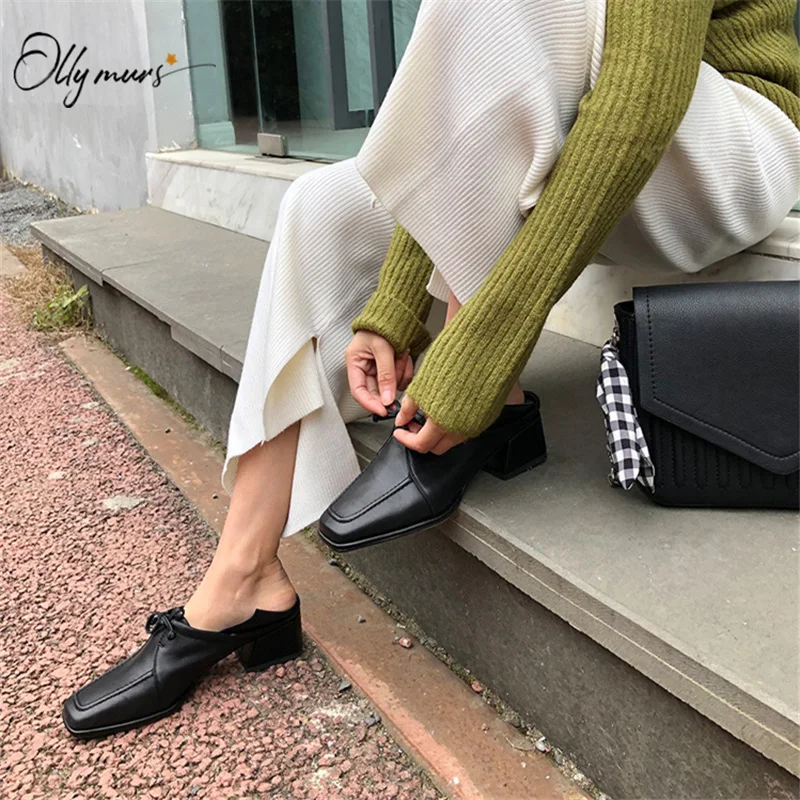 OllyMurs New Fashion Spring Autumn Genuine Leather Women Pumps Square Toe Lace Up Chunky Mid Heel Ladies Pumps Party Shoes Woman
OllyMurs New Fashion Spring Autumn Genuine Leather Women Pumps Square Toe Lace Up Chunky Mid Heel Ladies Pumps Party Shoes Woman