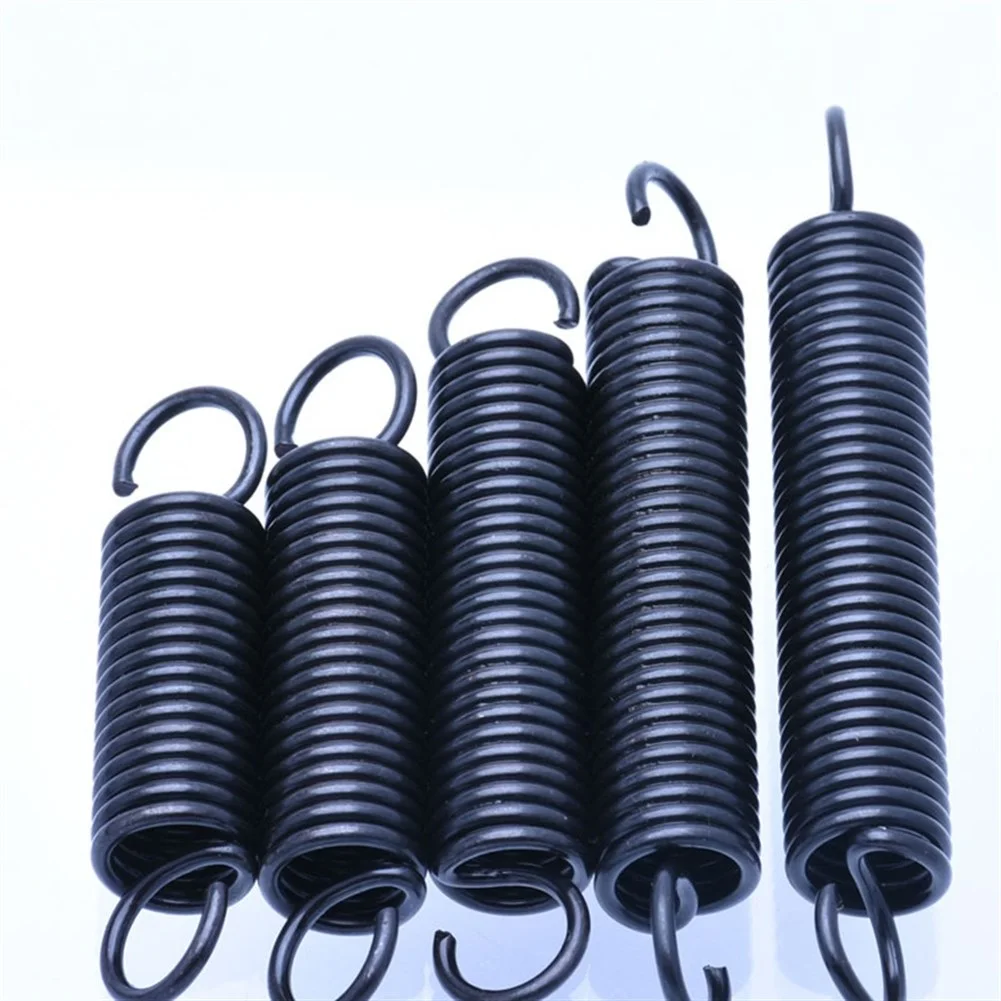 

With Hooks Small Extension Spring， Steel Tension Spring ， Outer Diameter 4mm Wire Diameter 0.5mm Length 15-60mm，10Pcs