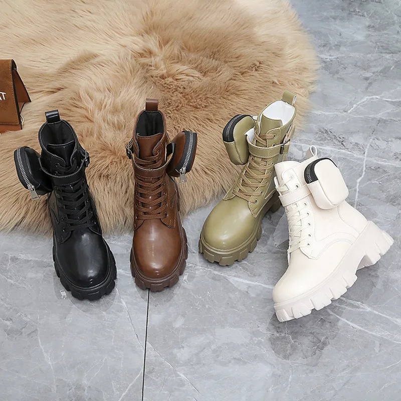 JY Candy-colored Pocket Martin Boots Women's Ankle Boots Autumn/winter Velvet Platform Knight Boots
JY Candy-colored Pocket Martin Boots Women's Ankle Boots Autumn/winter Velvet Platform Knight Boots