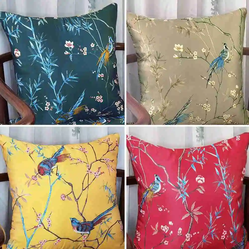Modern Luxury Cushion Cover Printed Bird And Flower Sofa Pillow Case Skin Friendly Throw Pillow Cover Home Decor 45x45cm
Modern Luxury Cushion Cover Printed Bird And Flower Sofa Pillow Case Skin Friendly Throw Pillow Cover Home Decor 45x45cm