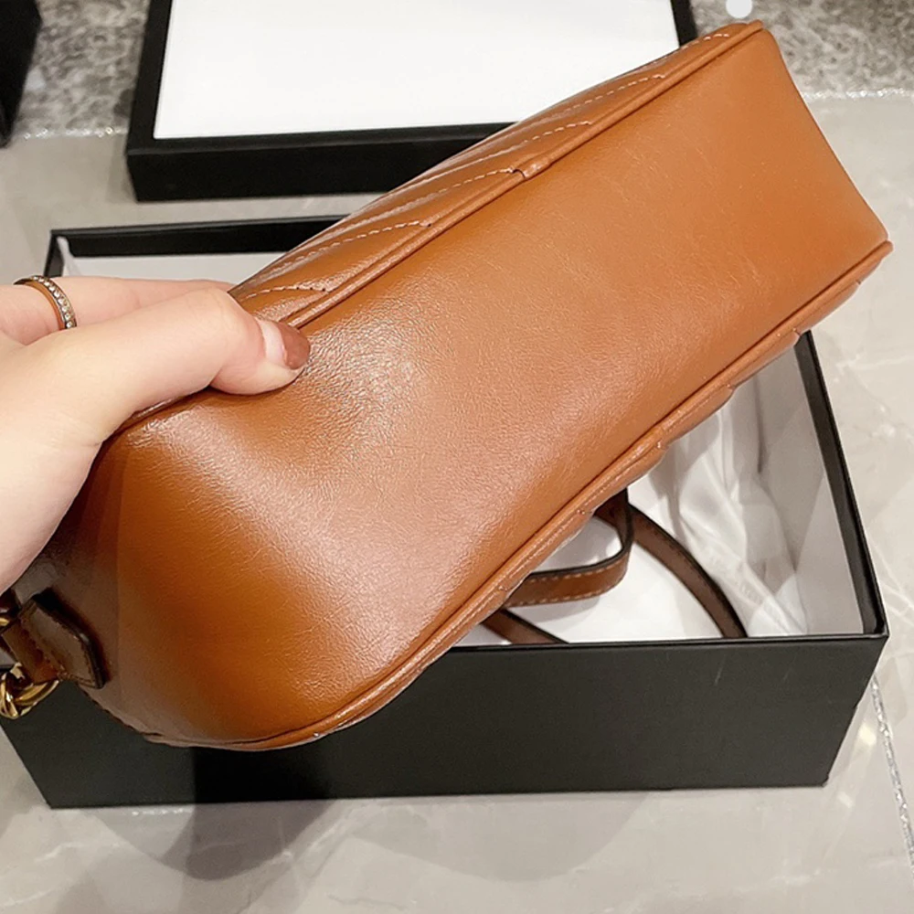 Top Quality High-end Famous Brands Shoulder Bags Genuine Leather Fashion Design Chain Bag Luxurious Look Ladies' Favorite
Top Quality High-end Famous Brands Shoulder Bags Genuine Leather Fashion Design Chain Bag Luxurious Look Ladies' Favorite