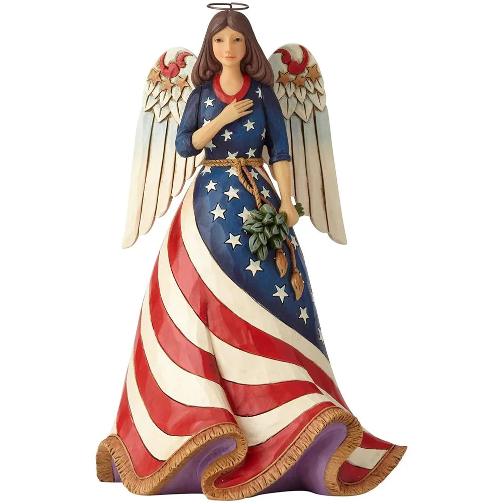 2021 American Faith Patriotic Angel Statue Home Decor Figurines Religious Decorations for Office Decor Fairy Garden
2021 American Faith Patriotic Angel Statue Home Decor Figurines Religious Decorations for Office Decor Fairy Garden