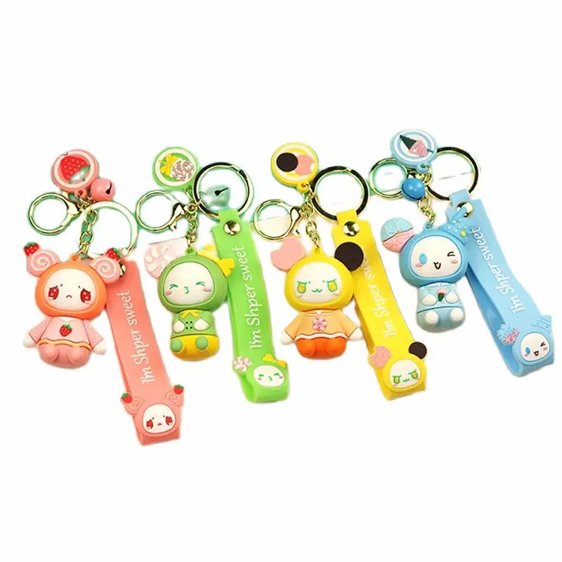 2021New Cartoon Fruit Meatball Doll Pendant Cute Unisex Bag Silicone Key Chain Custom Gift Key ring
2021New Cartoon Fruit Meatball Doll Pendant Cute Unisex Bag Silicone Key Chain Custom Gift Key ring